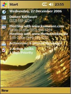 Day Breaker AMF Theme for Pocket PC
