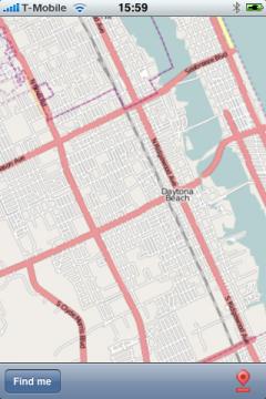 Daytona Beach Street Map