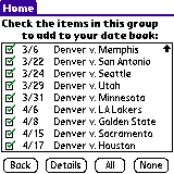 Denver Nuggets 2006-07 Schedule