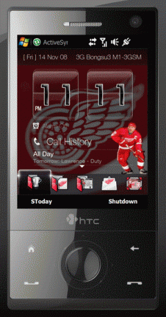 Detroits Red Wings TouchFLO 3D Theme