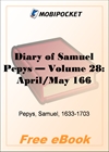 Diary of Samuel Pepys - Volume 28 for MobiPocket Reader