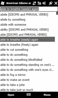 Dictionary of American Idioms and Phrasal Verbs (Windows Mobile)