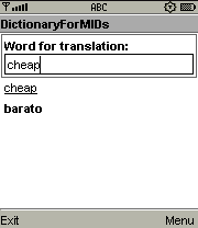 DictionaryForMIDs Freedict English-Hungarian