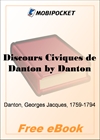 Discours Civiques de Danton for MobiPocket Reader