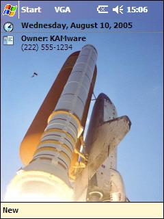 Discovery Launch 5 Theme for Pocket PC