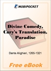 Divine Comedy, Cary's Translation, Paradise for MobiPocket Reader