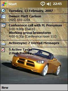 Dodge Demon Concept AV Theme for Pocket PC
