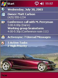 Dodge Prowler Theme for Pocket PC