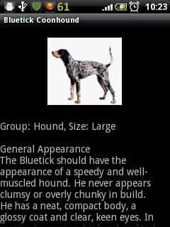 Dog Breed Reference (Android)