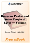 Donovan Pasha, and Some People of Egypt - Volume 2 for MobiPocket Reader