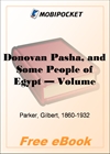 Donovan Pasha, and Some People of Egypt - Volume 3 for MobiPocket Reader