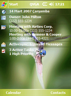 Dragonfly 2 SPH Theme for Pocket PC