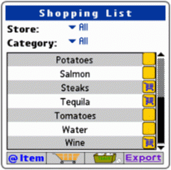 Drinking Cooking & Shopping Deluxe Suite (Palm OS)