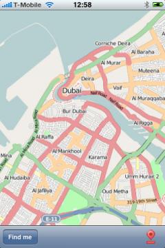 Dubai Street Map