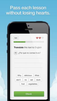 Duolingo for iPhone/iPad