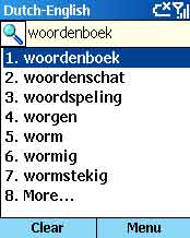 PocketDict Dutch-English for Smartphone