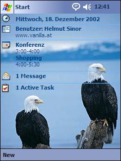 Eagles Animated Theme for Pocket PC