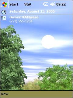 Early Morning Theme for Pocket PC