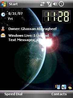 Earth 41001 gh Theme for Pocket PC