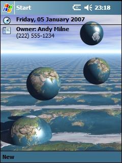 Earth Factory AMF Theme for Pocket PC
