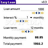 Easy Loan for Palm OS