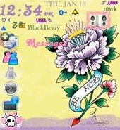 Ed Hardy Theme for Blackberry 8100 Pearl