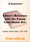 Editor's Relations with the Young Contributor for MobiPocket Reader