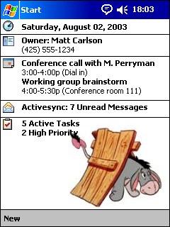 Eeyore's Home Theme for Pocket PC