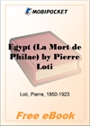 Egypt (La Mort de Philae) for MobiPocket Reader