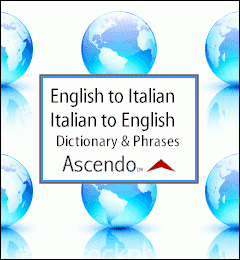Ascendo English-to-Italian, Italian-to-English Dictionary and Phrase Book for BlackBerry