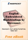 English Embroidered Bookbindings for MobiPocket Reader