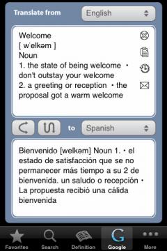 English Vietnamese English Dictionary (iPhone)