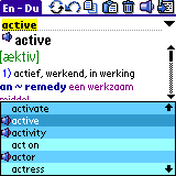 English Talking SlovoEd DeLuxe English-Dutch & Dutch-English dictionary for Palm OS