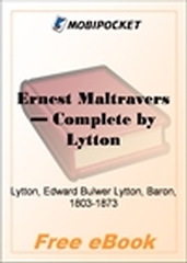Ernest Maltravers - Complete for MobiPocket Reader