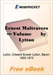 Ernest Maltravers, Volume 7 for MobiPocket Reader