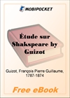 Etude sur Shakespeare for MobiPocket Reader