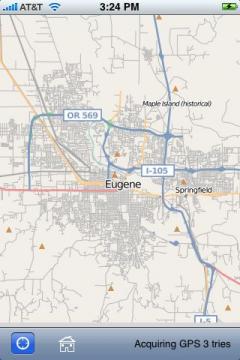 Eugene (OR, USA) Maps Offline