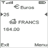 Euro Converter for Palm OS