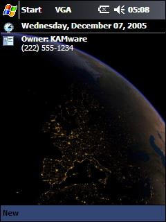 Europe at Night Theme for Pocket PC