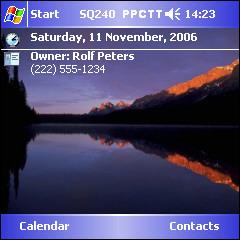Evening At The Lake (Square) RP Theme for Pocket PC