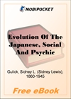 Evolution Of The Japanese, Social And Psychic for MobiPocket Reader