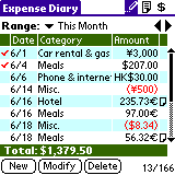 Expense Diary (Palm OS)
