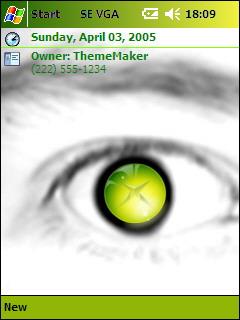 Eye On XBox VGA Theme for Pocket PC