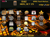 F1 Gold Theme for BlackBerry 8800
