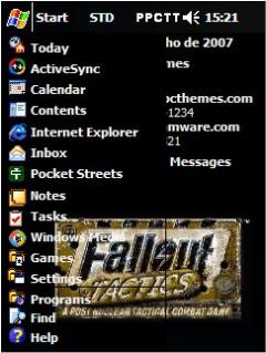 Fallout Tactics TZO Theme for Pocket PC