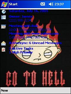 Family Guy theme for Pocket PC - Stewie 1