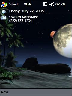 Fantastic Night Theme for Pocket PC