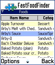 FastFoodFinder for Series 60