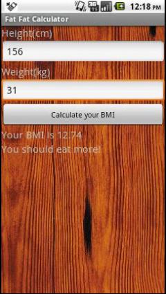 Fat Fat Calculator