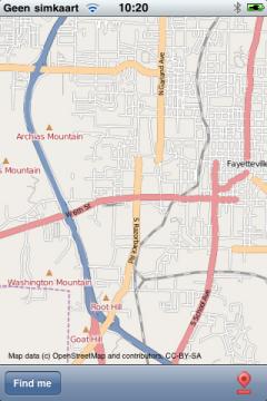 Fayetteville, Rogers, AR Street Map